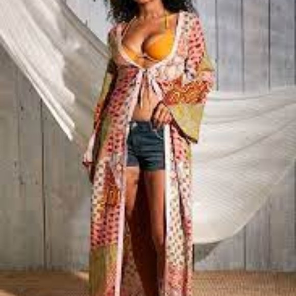 Urban Outfitters Multicolor Patterned Robe - Picture 5 of 10